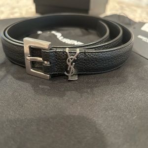 YSL Milo belt size 80